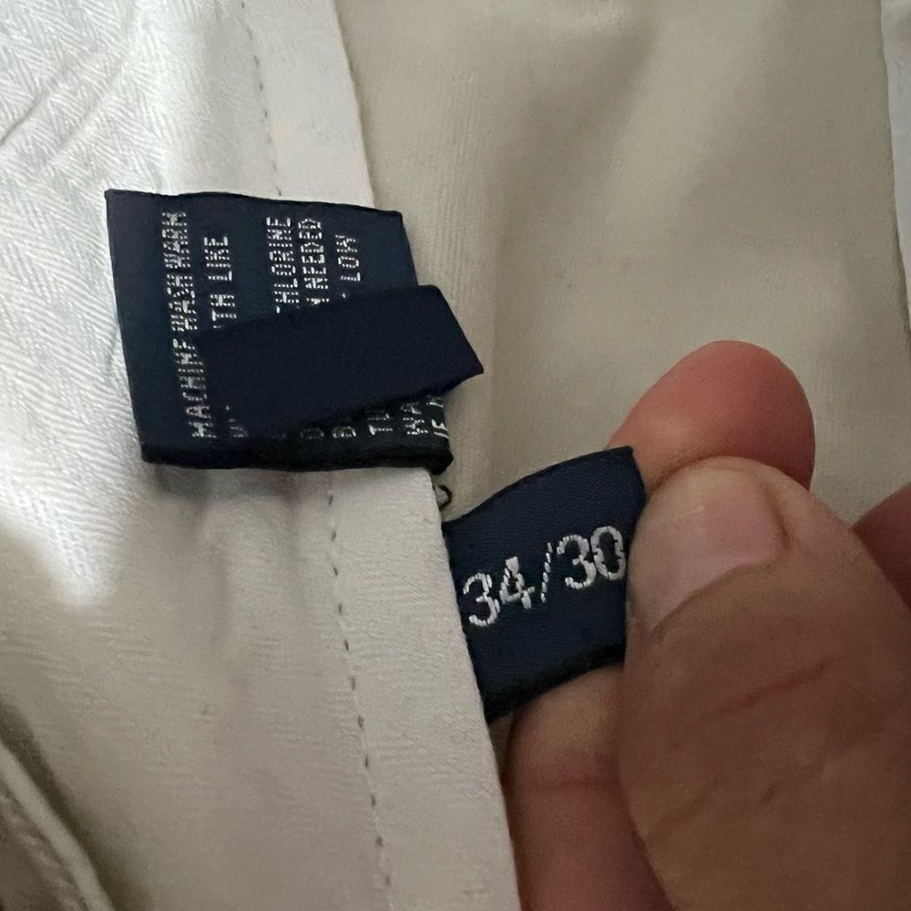 Polo by Ralph Lauren Preston Pant Kaki Tan Cotton Men Dress Pant Size 34/30 - Picture 12 of 14